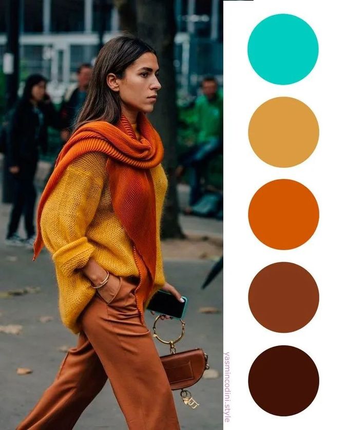 2022秋冬流行色趋势暖意自信穿搭