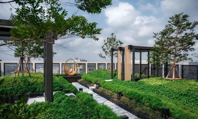 颜值爆表的屋顶花园景观设计