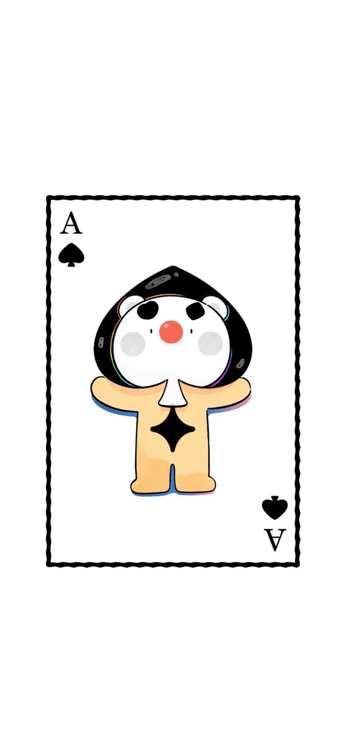 送你一张红桃a做壁纸