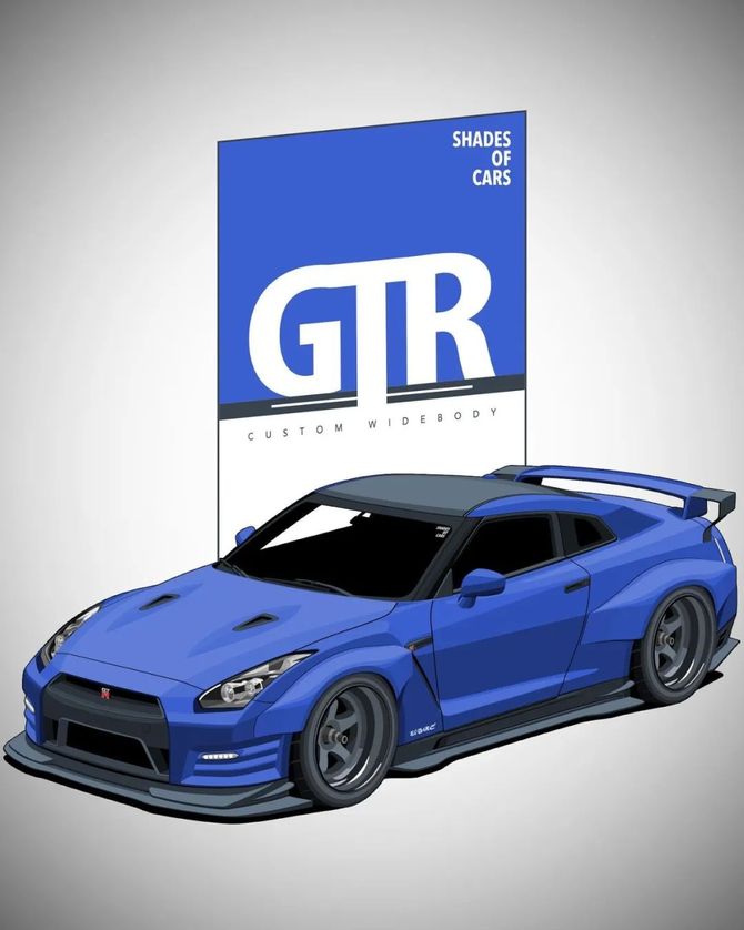 二手车小胖说, 总有一台gtr是你爱的,壁纸限量!