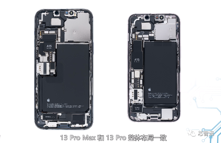 iphone 13 pro拆解:升级骁龙x60基带,电池容量提升至3095mah