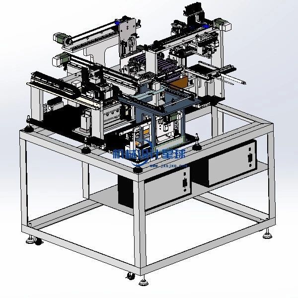 自动点胶机 3D图纸 非标设备 自动化设备