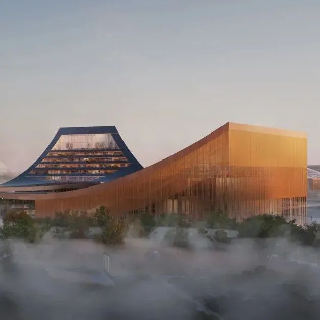 零碳设计描绘「浮谷揽丘」，MVRDV入围蒲江市民中心建筑概念设计国际竞赛前三甲