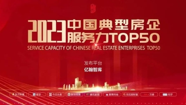 2023年度中国典型房企服务力专项研究成果发布!