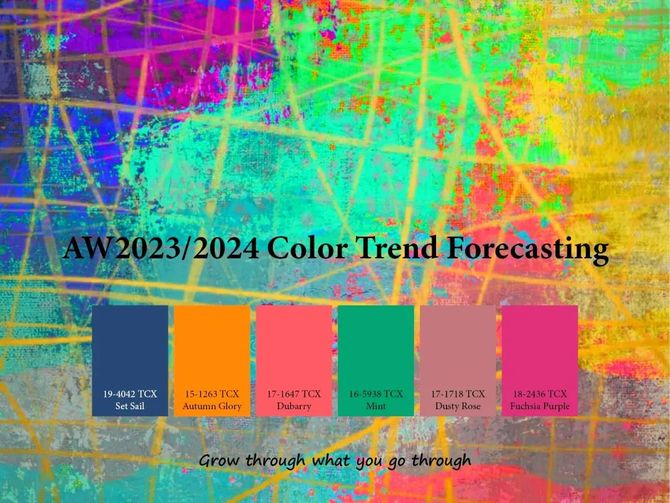 费雷先生, 2023/2024秋冬流行色趋势典藏版：All Ready 潘通色号全季