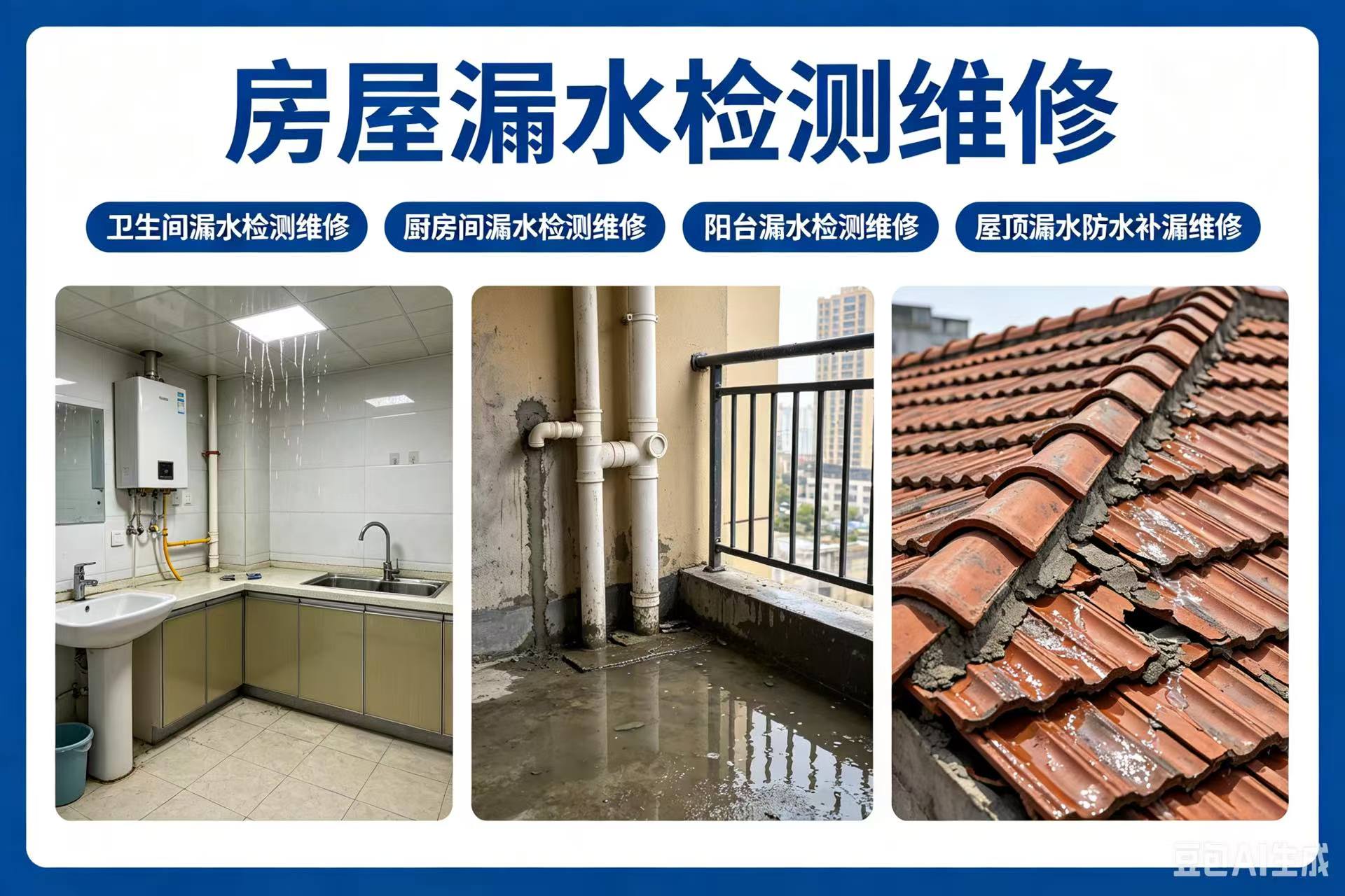 邯郸房屋漏水检测维修(2026新)屋顶楼面漏水防水补漏公司推荐_易顺修缮-商业新知