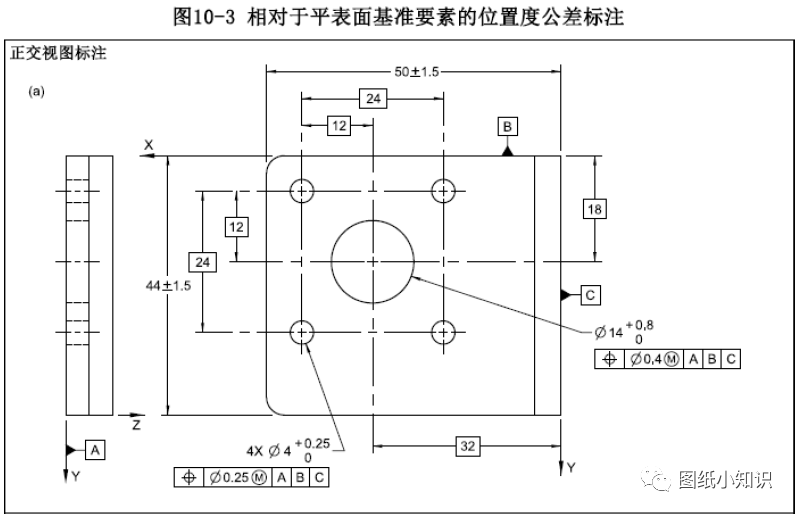 多个螺纹孔怎么标注图片