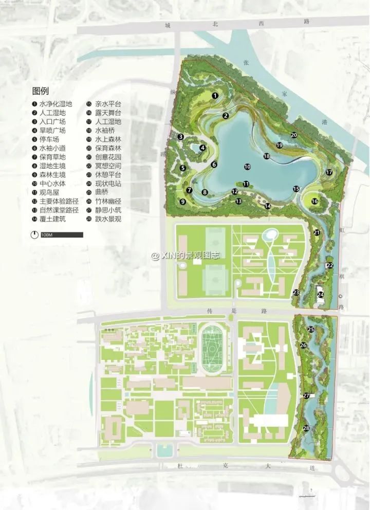 校园生态规划设计方案图片