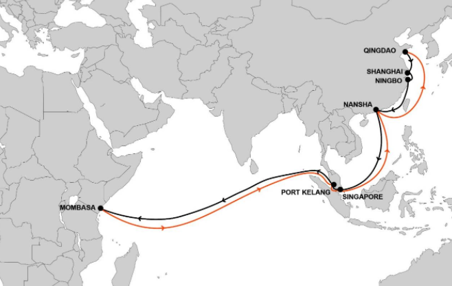 美國海運消息多家船公司聯合推出亞洲東非新航線服務