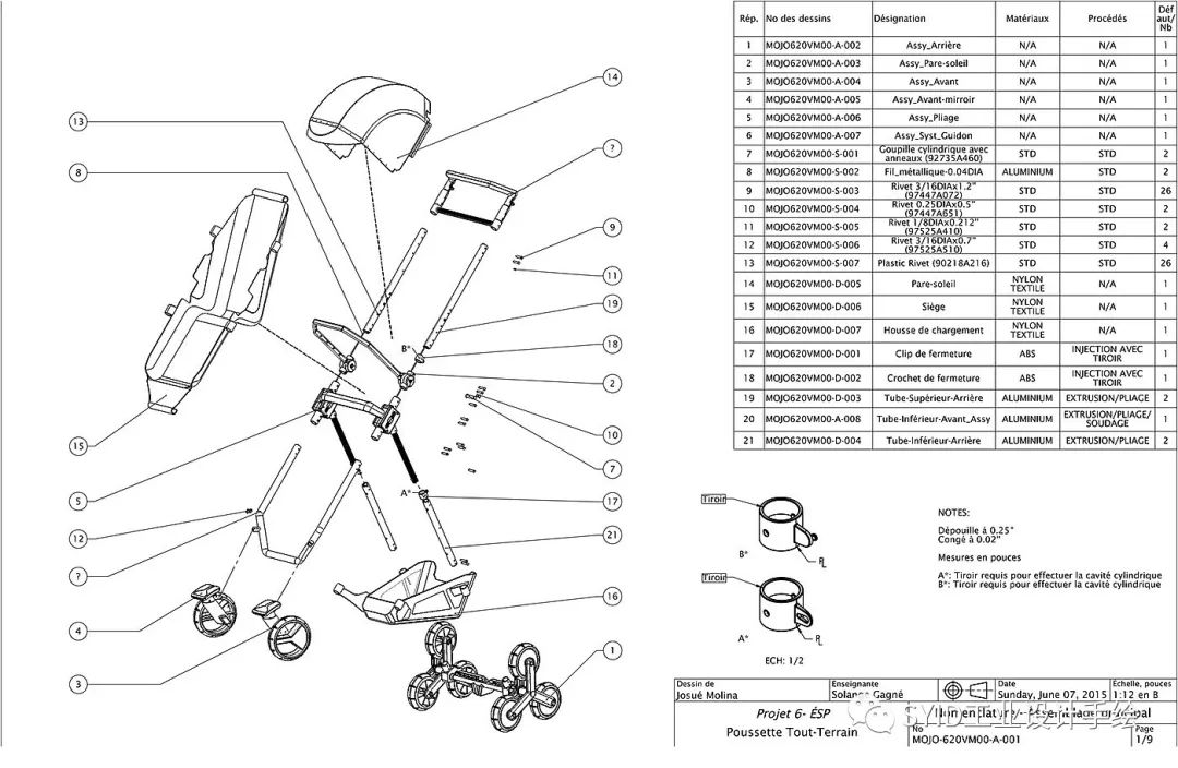 婴儿车工业设计手绘图片