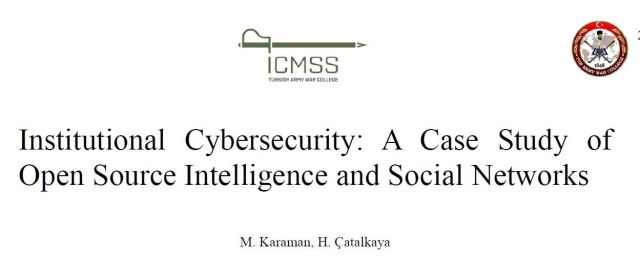 机构网络安全：开源情报和社交媒体的案例研究