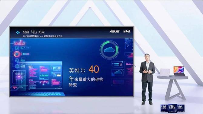 姚科技, 首台酷睿Ultra AI 超轻薄本华硕灵耀14 2024发布