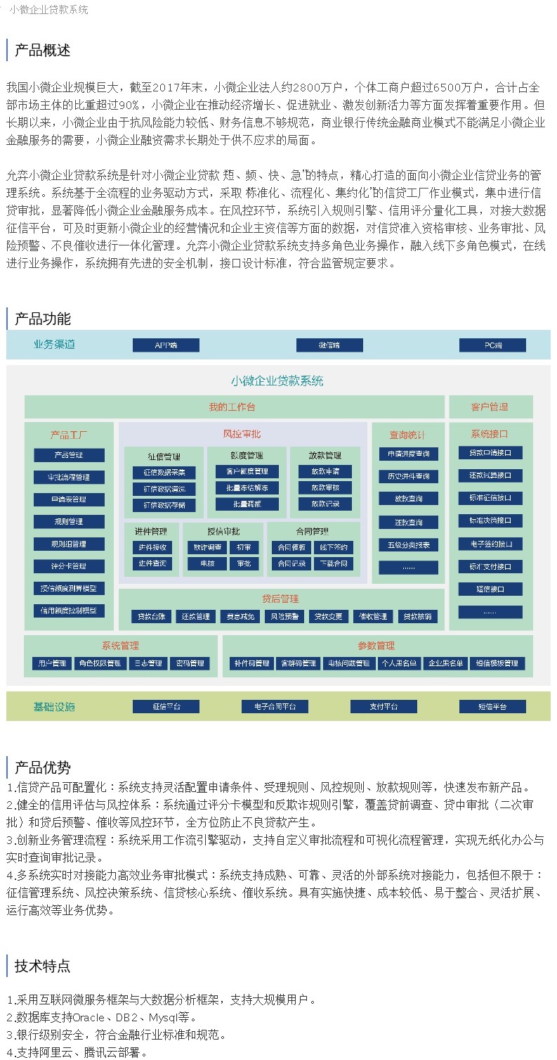 企服商城, 小微企业贷款系统,上海允弈信息科技