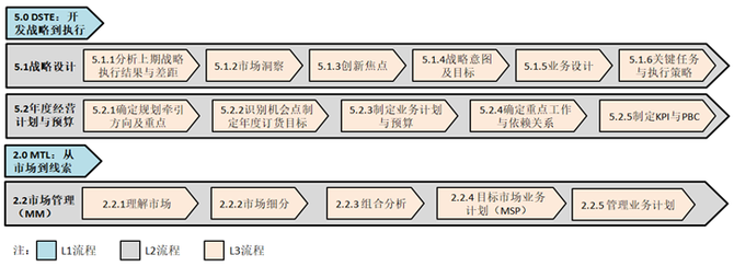 了战略规划(sp)流程,并纳入到dste(从战略到执行,develop strategy to