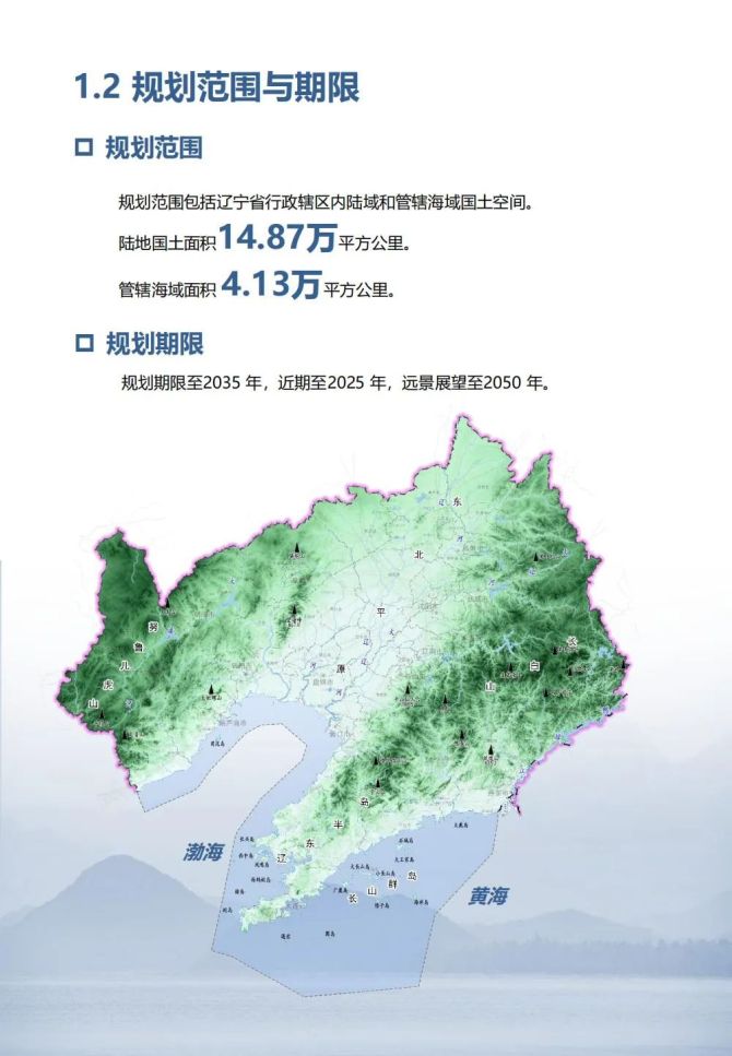规了个划, 《辽宁省国土空间规划（2021—2035年）》（公众征求意见版）