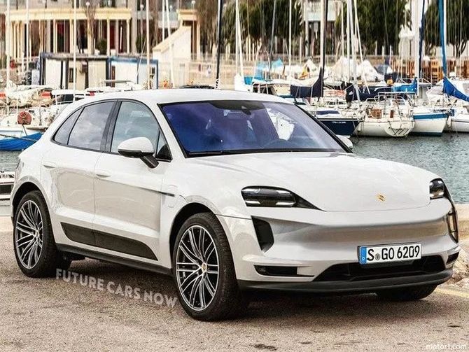 保时捷纯电版suv新款macan亮相
