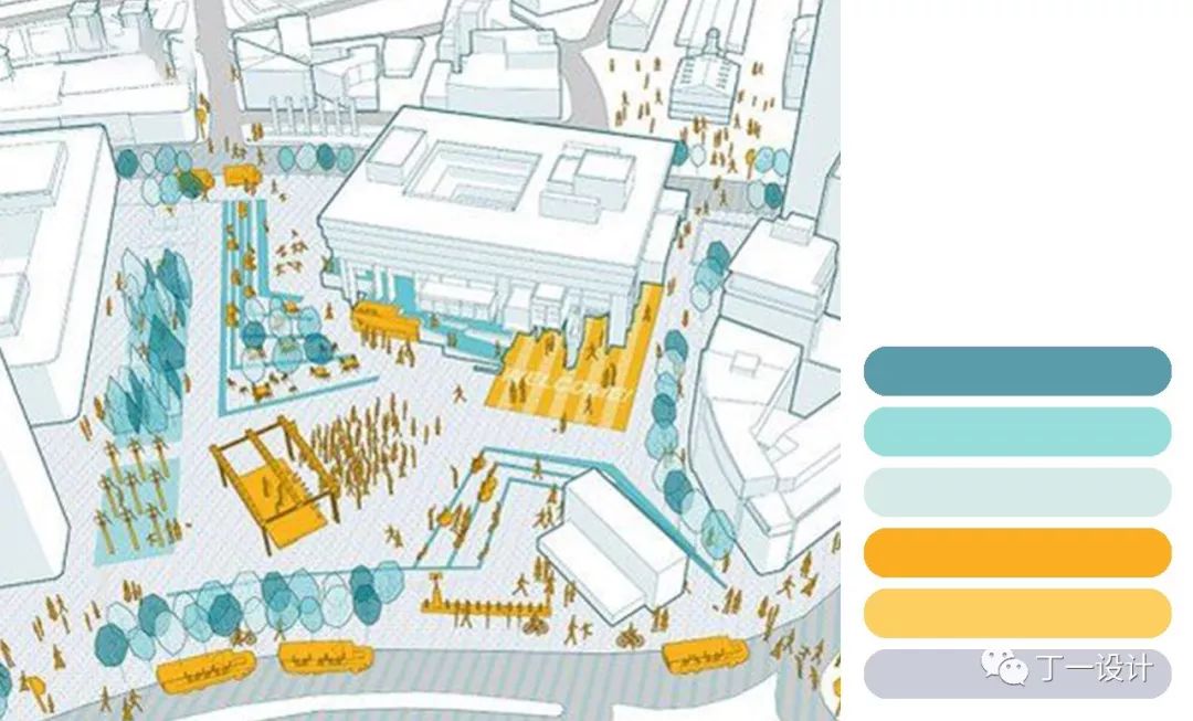 今晚要出30张插画风轴测图?吓得我连忙翻出了这些配色色卡!