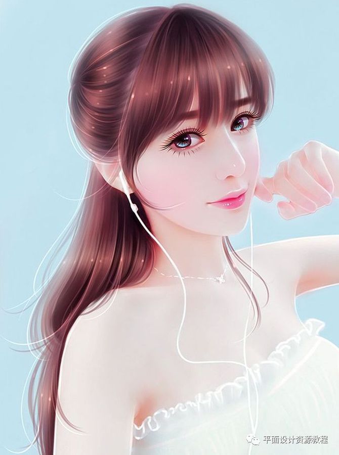 照片转手绘头像教程,微信头像火爆朋友圈,真人照片秒变小仙女哦!