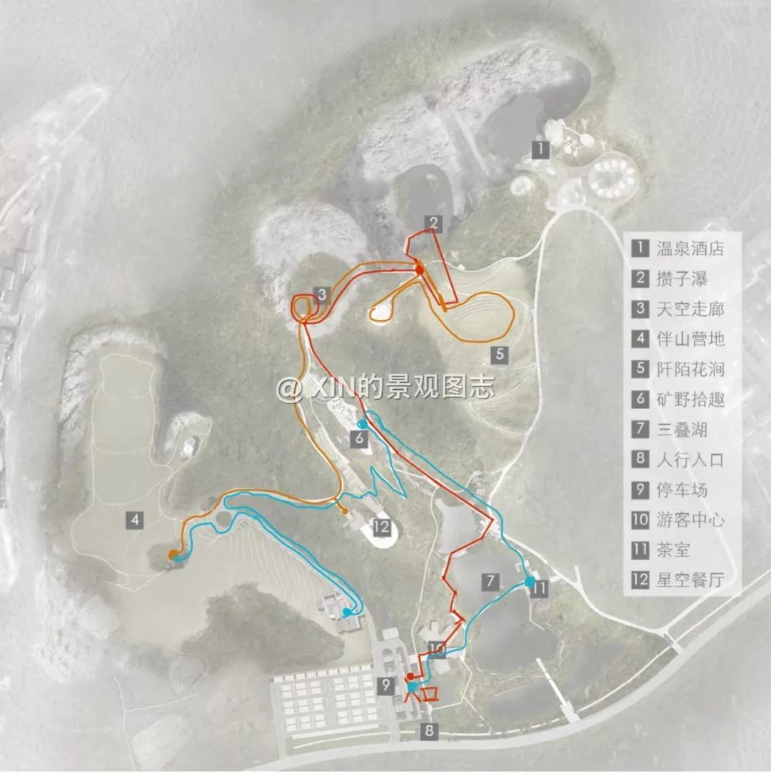 南京汤山矿坑公园地图图片