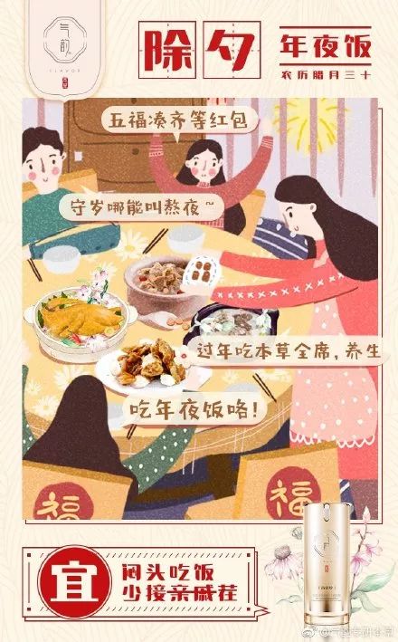 新知图谱, 除夕借势海报文案集锦