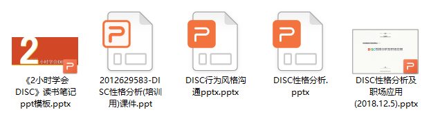 新知达人, DISC人格测评表(结果自动生成).xls