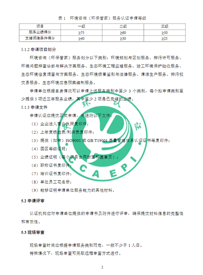 新知达人, 中环协：正式启动环境咨询（环保管家） 服务认证，共分三个级别