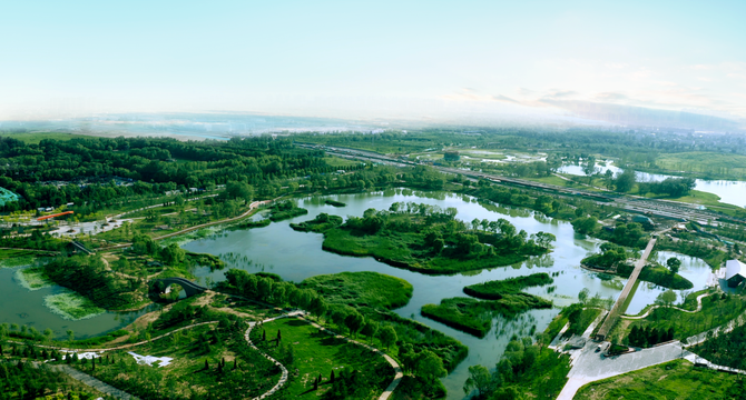 在奶西周邊,清河營郊野公園,北京朝來森林公園,奶東公園,以及北京斥資