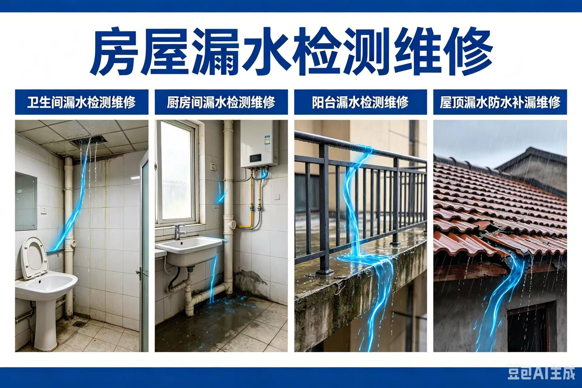 楚雄本地漏水检测维修师傅上门(2026新)全场景防水补漏
