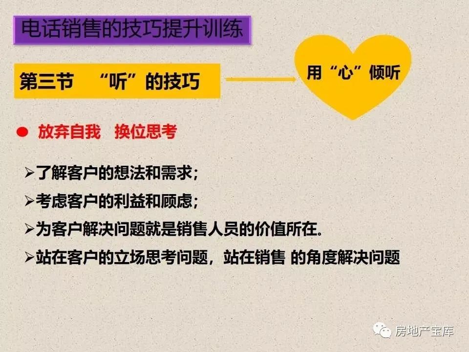 房地产销售技巧——电话销售技巧