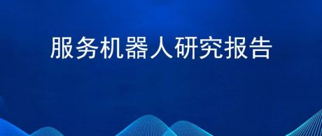 2022年中国服务机器人行业市场前景及投资研究报告