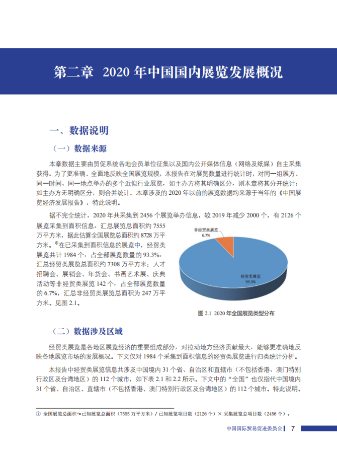 新知达人, 2020中国展览经济发展报告