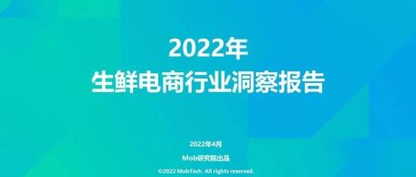 2022年中国生鲜电商行业洞察报告