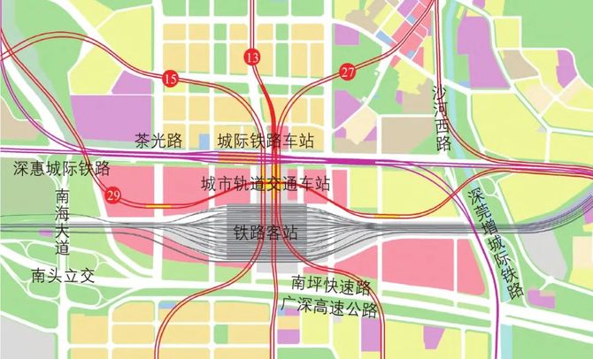 城市中心區綜合交通樞紐規劃策略以深圳市西麗高鐵站為例