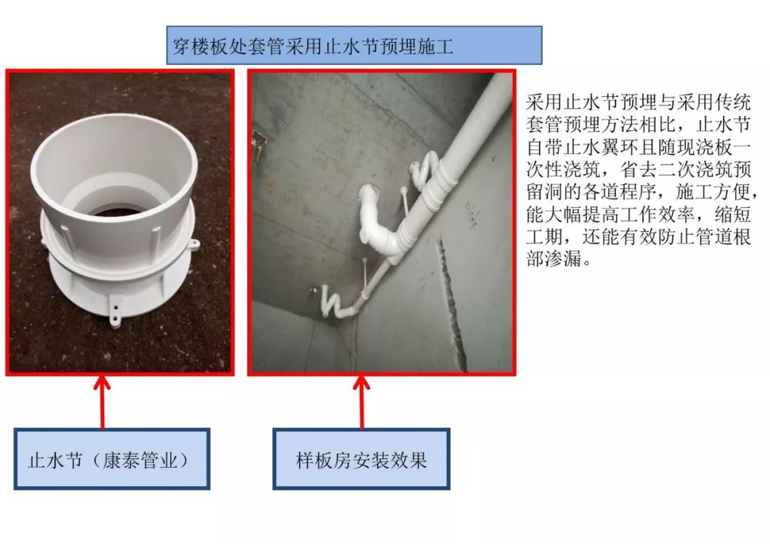 pvc止水节正确安装图图片