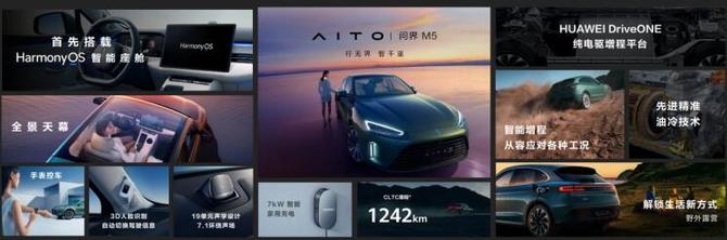 新知达人, 华为又出手 AITO问界M5发布预售 25万起 媲美百万豪车