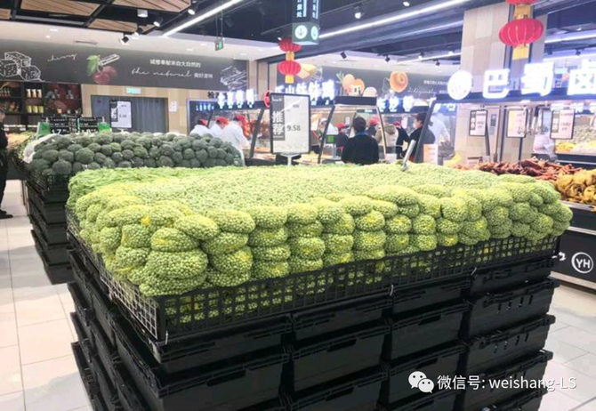 永辉超市新店开业蔬果陈列标准