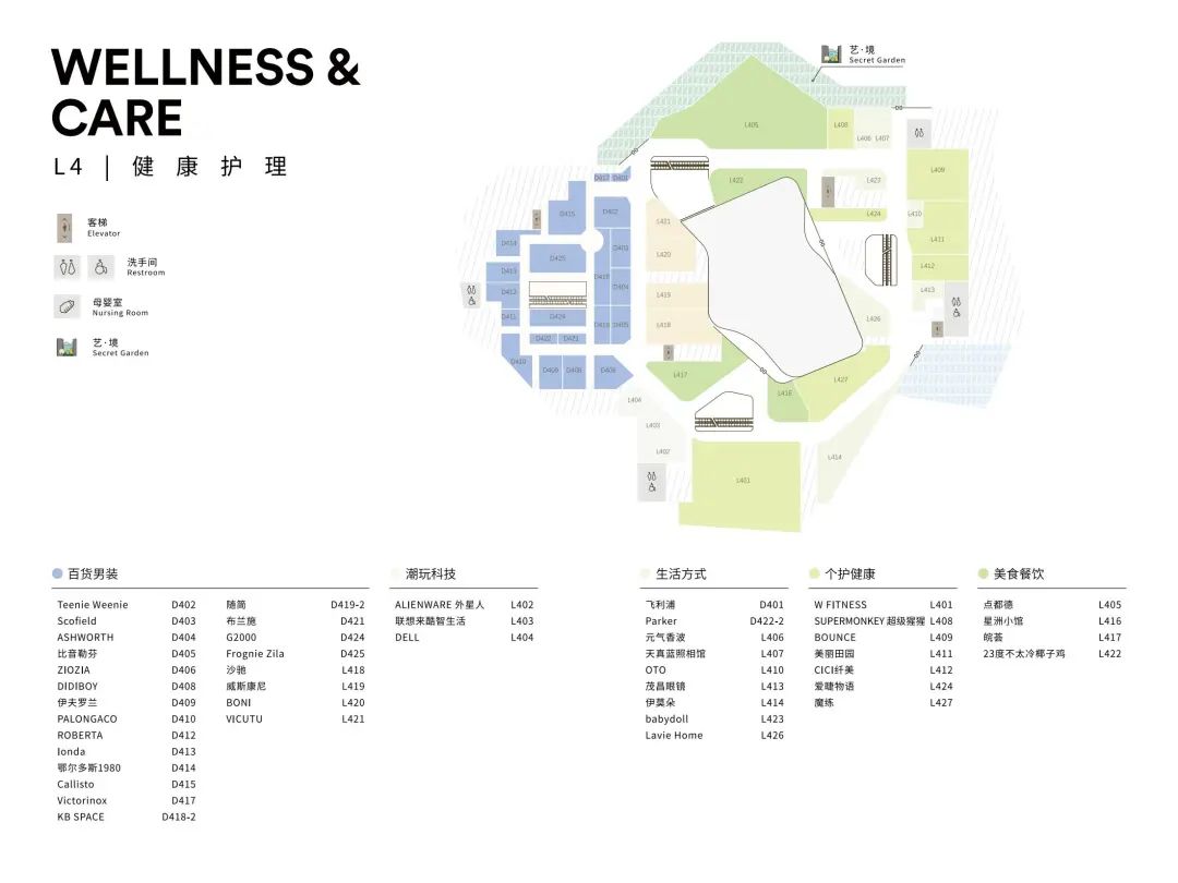 上海久光百货楼层图图片