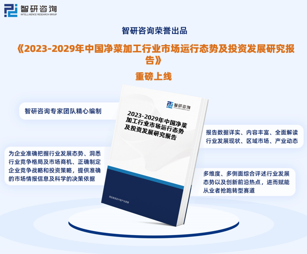 泛亚电竞 泛亚电竞平台2023年净菜加工行业报告：市场规模、