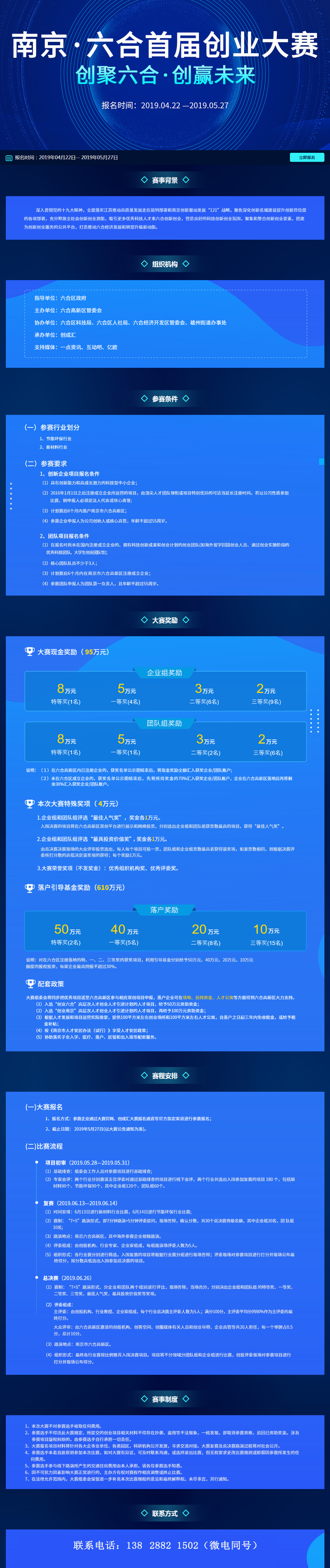 南京•六合首届创业大赛