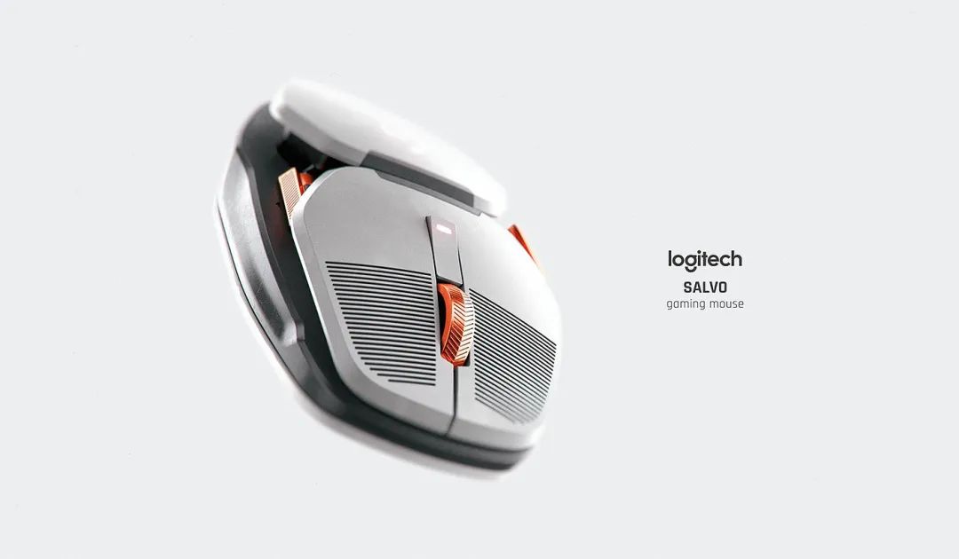 logitech salvo 符合人机工程学的游戏鼠标