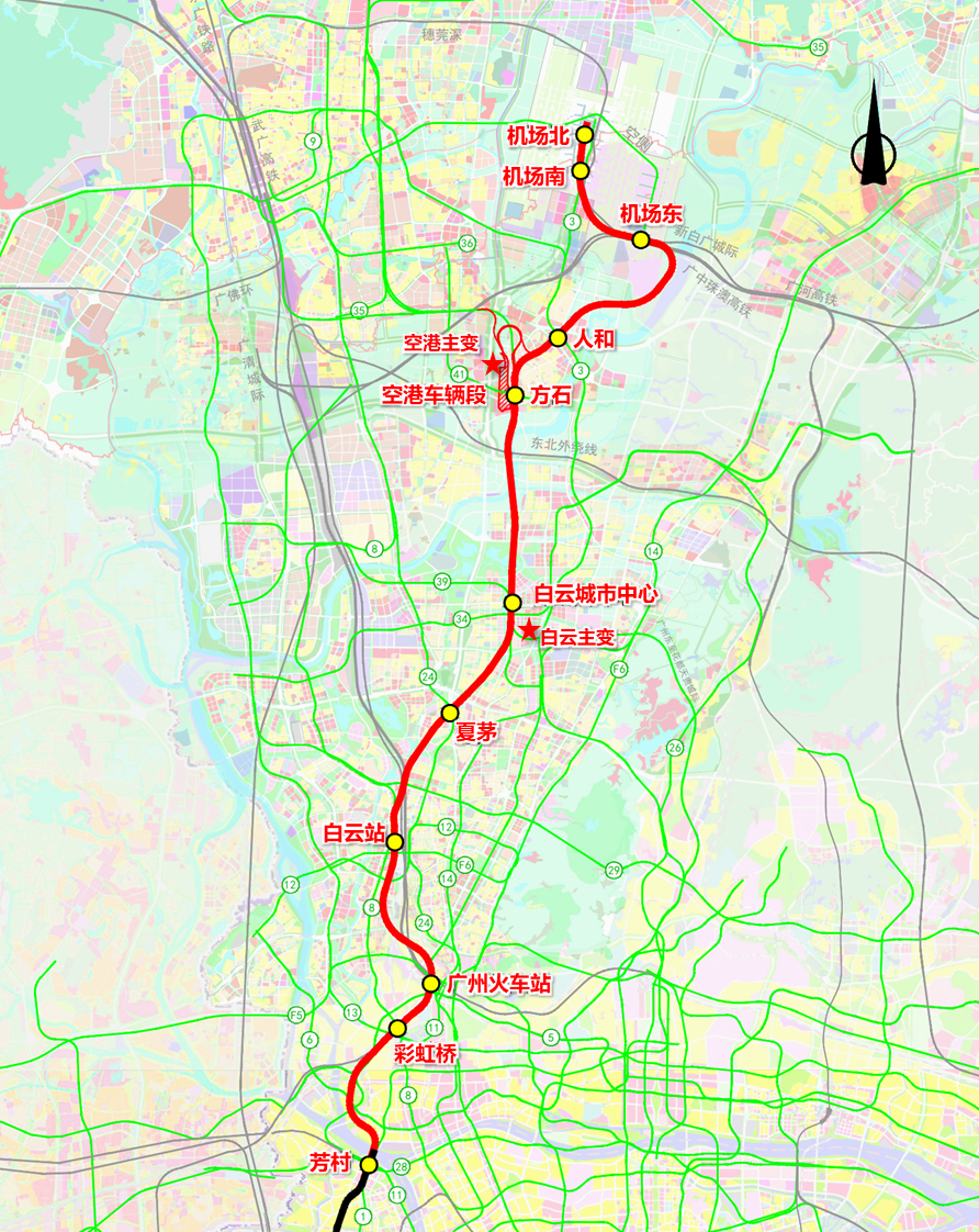 目前已规划地铁22,24号线夏茅站,广清城际白云湖站,辖内河网交错纵横