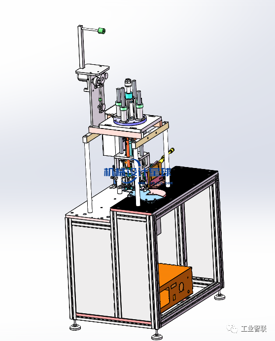 95旋轉半自動旋轉焊帶機3d2d口罩機非標設備免費下載