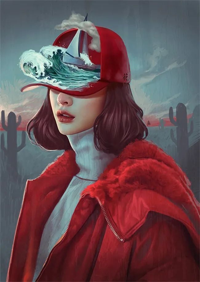 插画不拘一格写实派