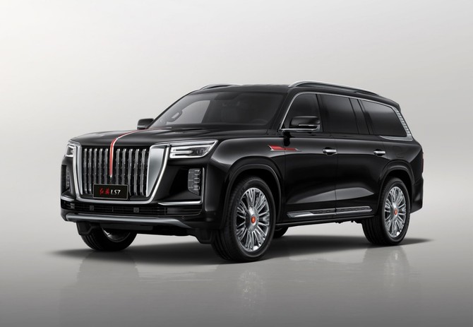 红旗顶级系列ls7官图发布造型霸气内饰古典奢华