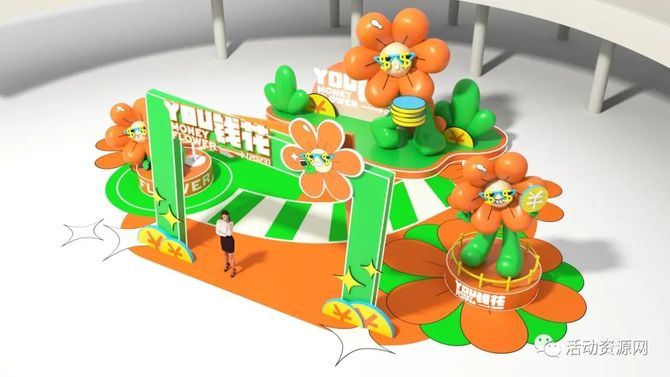 新知达人, 【资源2023024】春季美陈 有钱花IP主题展