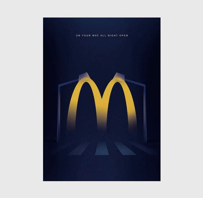 对称构图,简直是强迫者的最爱!_海报设计-商业新知