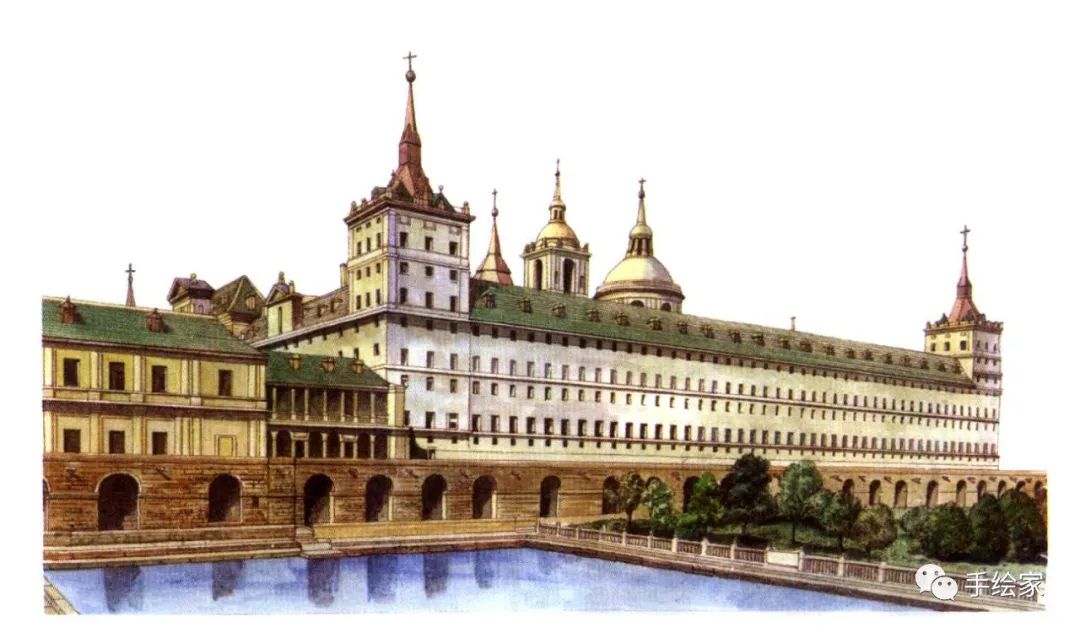 卢浮宫东立面 画图图片
