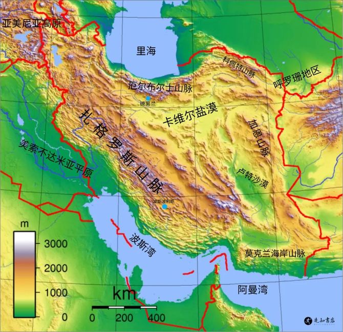 堡壘,另一些人則將它視為夾在南面波斯灣和北面裡海兩大窪地之間的三