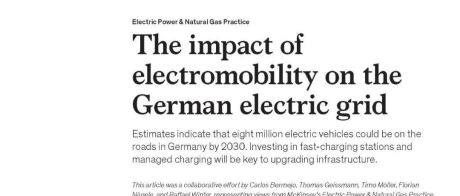 电动汽车对德国电网的影响
