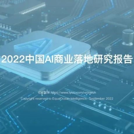 2022中国AI商业落地研究报告
